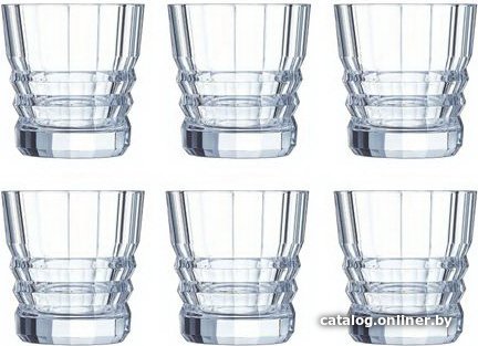 Набор стаканов для виски Cristal d'Arques Architecte Q4353