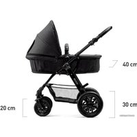 Универсальная коляска KinderKraft Moov (3 в 1, серый меланж)