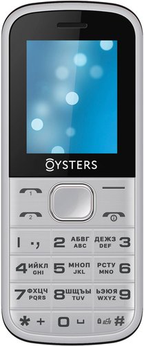 Кнопочный телефон Oysters Saratov Silver