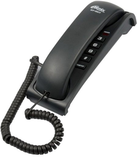 

Телефонный аппарат Ritmix RT-007 (черный)