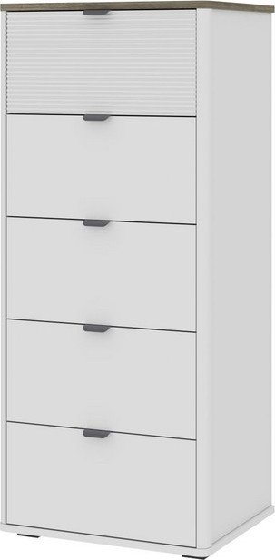Комод Anrex Simple 5S (белый/монте/джелато)