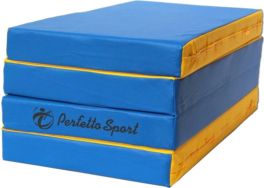 

Cпортивный мат Perfetto Sport №5 складной 200x100x10 (синий/желтый)
