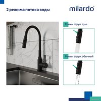 Смеситель Milardo Meal M01BL2FM05