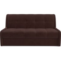 Диван Мебель-АРС Аккордеон Барон №6 ППУ 155x200 (велюр шоколад HB-178/16)