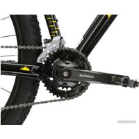 Велосипед Kross Level 2.0 29 L/19" 2024 (черный/желтый глянцевый)
