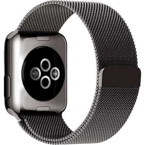 

Браслет Rumi Milanese loop металлический для Apple Watch 38/40/41mm (черный)
