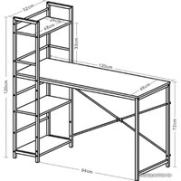 Стол Brabix Loft CD-005 (мореный дуб)