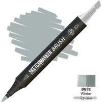 Маркер художественный Sketchmarker Brush Двусторонний BG32 SMB-BG32 (зимняя ель)