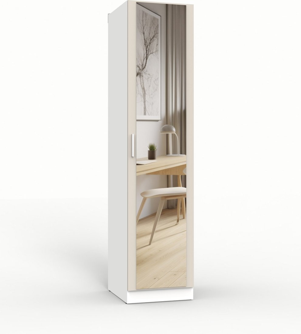 

Шкаф-пенал Интермебель 420 с зеркалом МР-03 (кашемир)