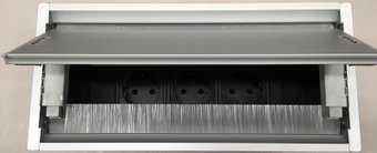 Блок розеток ASA VersaFlap Dual 03ED201226AL003NR (алюминий)