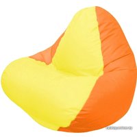 Кресло-мешок Flagman Relax Г4.1-034 (желтый, оранжевый)
