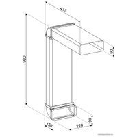 Комплект для рециркуляции Smeg KITEHOBD