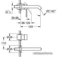 Смеситель Grohe Essence New 19408A01 (темный графит)