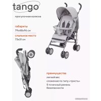 Коляска прогулочная «трость» Rant Basic Tango RA352 (silver grey)