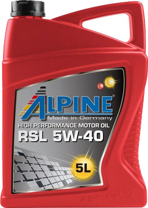 

Моторное масло Alpine RSL 5W-40 5л