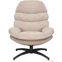Интерьерное кресло Signal Giselle (бежевый tap. 241/бежевый tap. 237/черный мат)