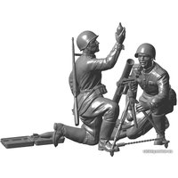 Сборная модель Звезда Советский мотоцикл М-72 с минометом