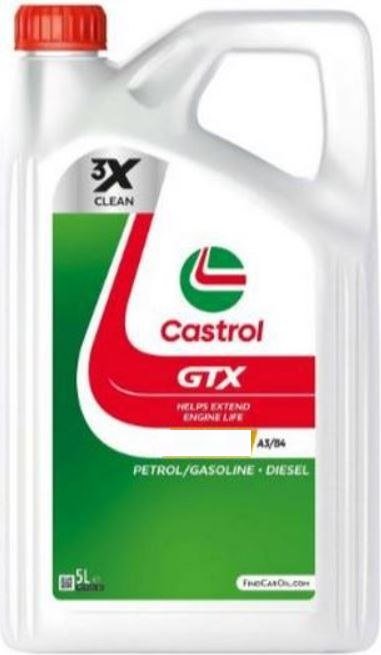 

Моторное масло Castrol GTX 10W-40 A3/B4 5л