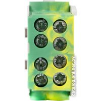 Клемма КС КВС распределительная с двойным винтом 2x35/2x25 92087 (желто-зеленый)