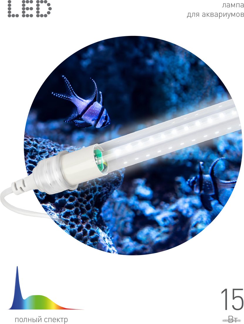 Лампа ЭРА FITO-15W-Ra90-Т8-AQUA Б0057418