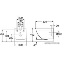 Унитаз подвесной Gustavsberg ARTic GBG 4330