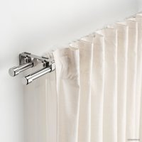 Карниз для штор Ikea Бекрэфта 904.896.99 (никелированный)