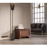 Тумба для обуви Black Red White Kentaki S320-SFK1B (каштан/каштан) в Бобруйске