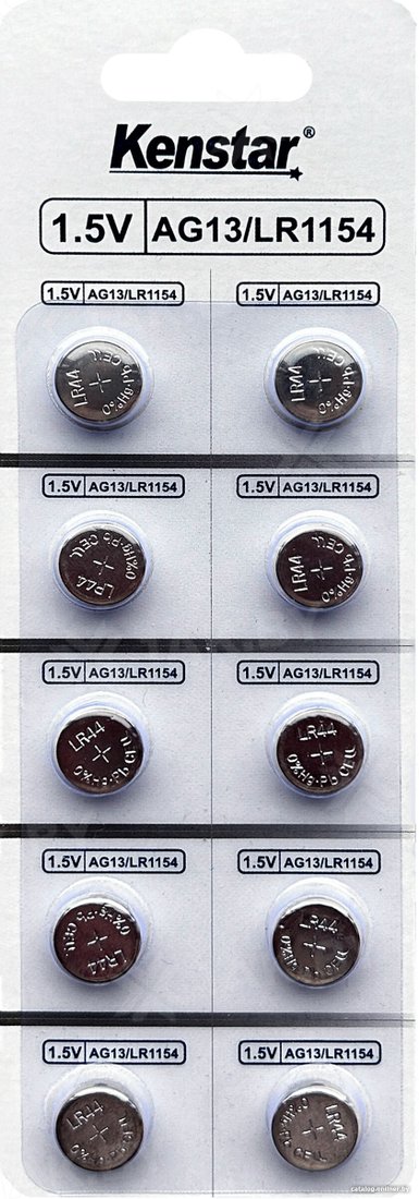 Батарейка Kenstar G13/LR1154/LR44/357A/A76, 1.5V, BL-10 (10 шт/уп)