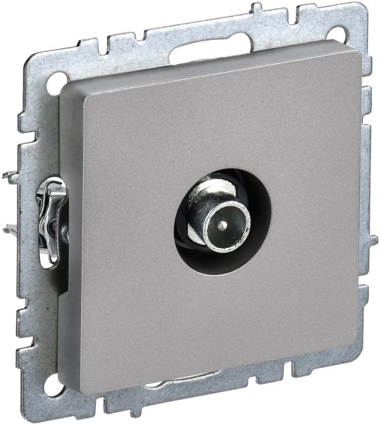 

Розетка телевизионная IEK Brite BR-A10-P-K46