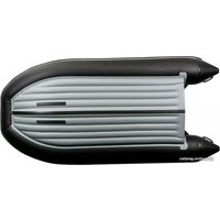 Моторно-килевая лодка RiverBoats 410 НДНД (серый/черный)