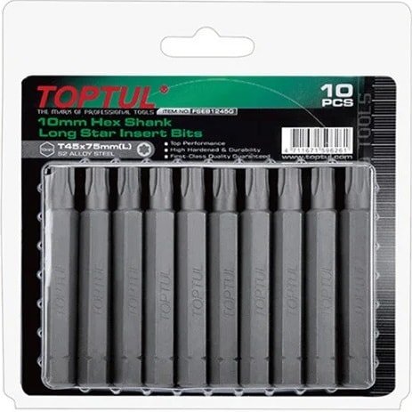 

Набор бит Toptul FSEB1255G (10 предметов)