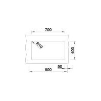 Кухонная мойка Blanco Subline 700-U 527173 (мягкий белый)