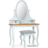 Туалетный столик с зеркалом Signal Poprad (медово-коричневый/сосна)