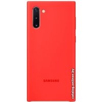 Чехол для телефона Samsung Silicone Cover для Samsung Galaxy Note 10 (красный)