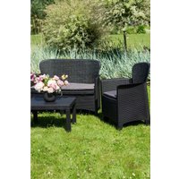 Набор садовой мебели Ipae Progarden JUN06CAN (антрацит)