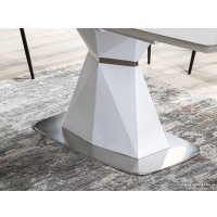 Кухонный стол Signal Cortez 160/210x90 (белый матовый)