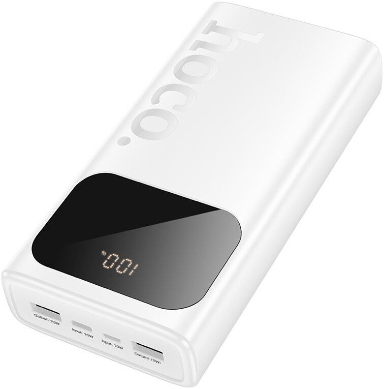 Внешний аккумулятор Hoco J144A Hymn 30000mAh (белый)