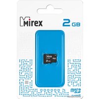 Карта памяти Mirex microSD (Class 4) 2GB (13612-MCROSD02)