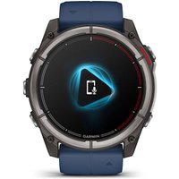 Умные часы Garmin Quatix 8 51 мм (титановый серый/синий)
