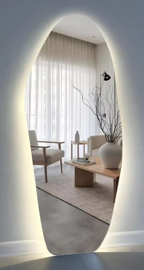 Зеркало с подсветкой  EMZE 49x115 LED.NF.49.115.4K (с подсветкой)