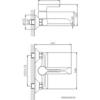 Смеситель Haiba HB60805-7 (черный)