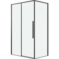 Душевой уголок Grossman Galaxy 100x90x195 120.K33.01.1090.21.00 (черный матовый/прозрачное стекло)