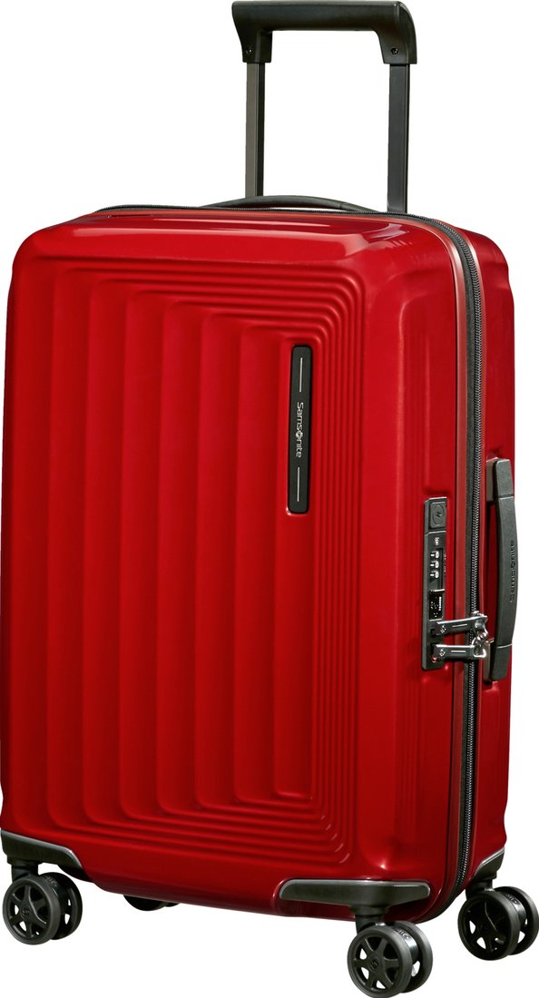 

Чемодан-спиннер Samsonite Nuon Metallic Red 55 см