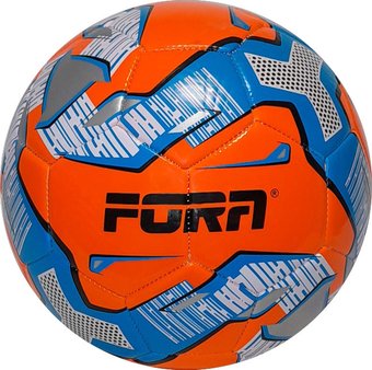 Футбольный мяч Fora FS-1001B (5 размер, оранжевый/синий)