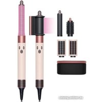 Фен-стайлер Dyson Airwrap Complete Long HS05 (с переходником на евровилку, ceramic pink/rose gold)