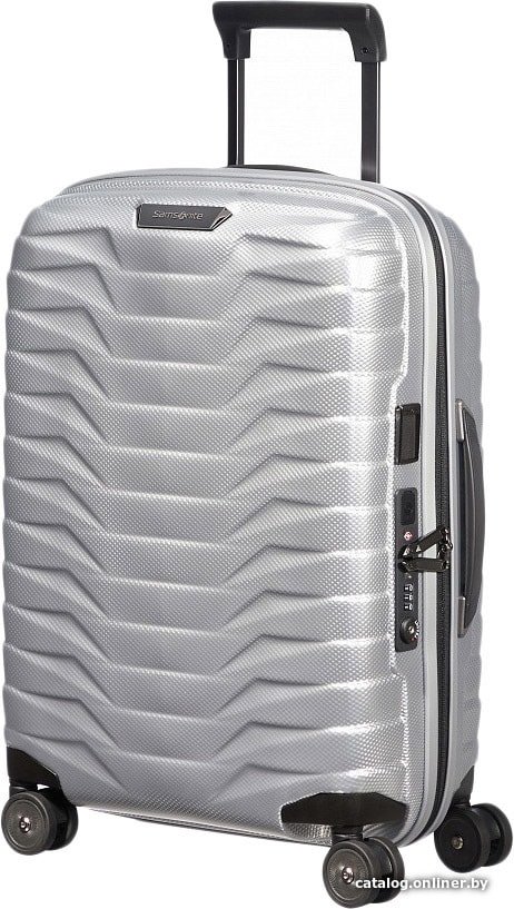 Чемодан-спиннер Samsonite Proxis Silver 55 см (38/44 л)