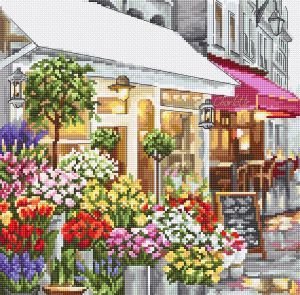 

Набор для вышивания Letistitch Цветочный магазин