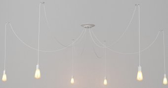 Подвесная люстра BayerLux Паук 7166089 (белый)