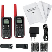 Портативная радиостанция Decross DC63 (2 шт, красный)