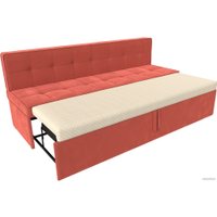 Диван Лига диванов Техас 340 (микровельвет коралловый)